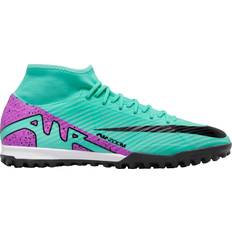 Turquoise - Women Sport Shoes Nike Mercurial Superfly 9 Academy TF - Hyper Turquoise/Black/White/Fuchsia Dream