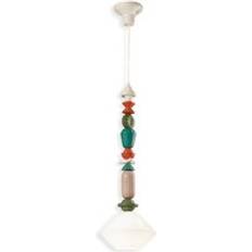 Belysning Ferroluce Hängande Lampa Lariat Mjölkvit 87 cm Pendellampa