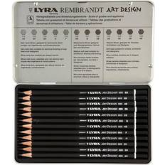 Svarte Blyanter LYRA Art Design Graphite Pencils 12-pack