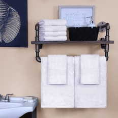 Bamboo Towels Superior 8 Set Bamboo Bath Towel White