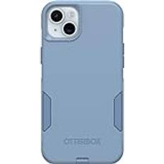 OtterBox iPhone 15 Plus und iPhone 14 Plus Commuter Series Hülle – Crisp Denim Blau schlank und robust, taschenfreundlich, mit Portschutz