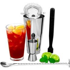 Cocktail Shakers on sale Bar@drinkstuff Jigger Measure Cocktail Shaker 6pcs 21.5cm 23.6cm