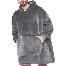 Herr - Oversize Tröjor Snuggie Oversized Hoodie Blanket - Gray