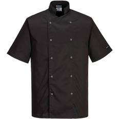 Workwear & Equipment Portwest C733 Cumbria Chefs Jacket - Black