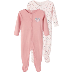 Indumenti da notte Name It Baby Flower Nightsuits 2-pack - Rosette