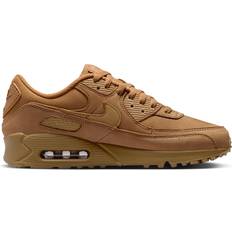 46 - Nike Air Max 90 Sko NIKE Air Max 90 Premium M - Flax/Gum Light Brown/Wheat