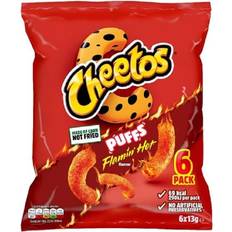 Cheetos Cibi e Bevande Cheetos Puffs Flamin' Hot 13g 6Pacco