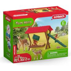 Plastikspielzeug Spielsets Schleich Feeding the Forest Animals 42658