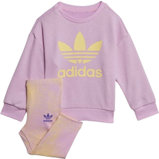 Adidas Infant Graphic Logo Crew Set - Bliss Lilac