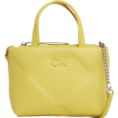 Calvin Klein Mini Quilted Crossbody Tote Bag - Citrus