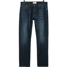 Gant L Jeans Gant Regular Fit Archive Wash Jeans - Dark Blue Archive