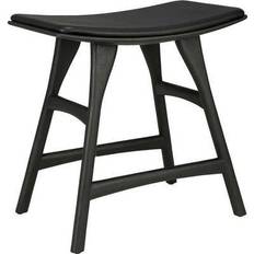 Ethnicraft Osso Black Seating Stool 20"