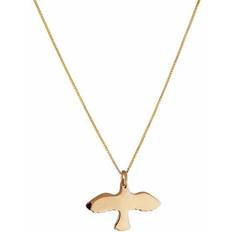 Ärtehalskedja Halsband Emma Israelsson Golden Small Dove Necklace - Gold