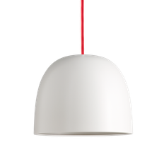 Piet Hein Super White/Red Pendant Lamp ∅ 21.5cm