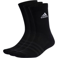 Elastano/Lycra/Spandex - Hombre Ropa interior Adidas Cushioned Crew Socks 3-pack - Black/White