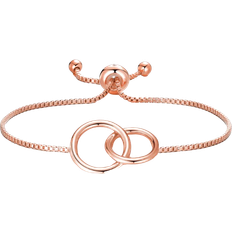 Philip Jones Link Friendship Bracelet - Rose Gold/Transparent