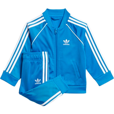 Bleu Vêtements pour enfants Adidas Kid's Adicolor SST Tracksuit - Blue Bird (IP6696)