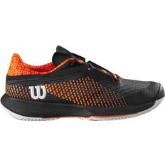 41 ½ - Textil Schlägersportschuhe Wilson Kaos Swift 1.5 Clay M - Black/Phantom/Shocking Orange