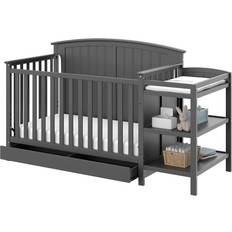 Storkcraft Cribs Storkcraft Steveston 5-in-1 Convertible Crib & Changer with Drawer 29.8x73.2"