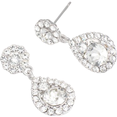 Petite Sofia Earrings - Silver/Transparent
