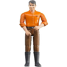 Bruder Figurines Bruder Man Light Skin Brown Jeans 60007