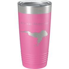 CarveBright Kirwan Reservoir Lake Map Travel Mug 20fl oz