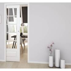 Døre Safco Doors London Solid with 100mm Built-In Frame with Brush And Sealing Strips Skydedør S 0502-Y (90x210cm)