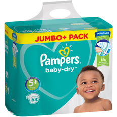 Pampers Baby Care Pampers Baby Dry Size 5+ 12-17kg 68pcs