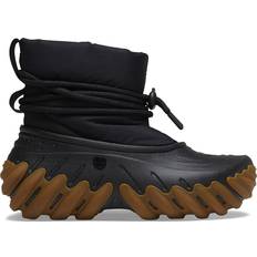 Fast Lacing System - Men Boots Crocs Echo Boot - Black/Gum