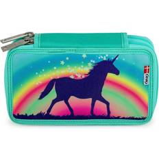 Penalhus JEVA Rainbow Unicorn Candy Twozip