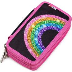 Glitter pennor JEVA Rainbow Glitter Twozip
