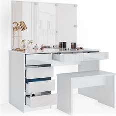 VICCO Sherry White/Multicolored Dressing Table 55x120cm