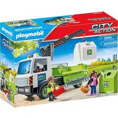 Playmobil Glass Recycling Truck with Container 71431