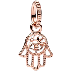 Pandora Protective Hamsa Hand Dangle Charm - Rose Gold