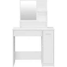 vidaXL 802963 White High Gloss Dressing Table 35x86.5cm