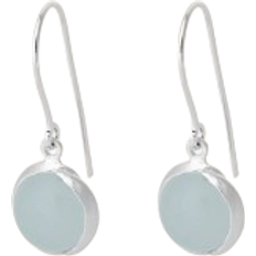 Aura pernille corydon Pernille Corydon Aura Earhooks - Silver/Blue/Quartz