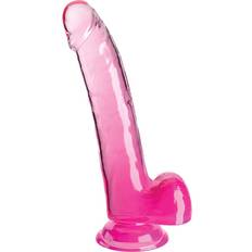 Pulserende Dildoer Sexlegetøj Pipedream King Cock Clear 9"