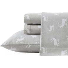 Eddie Bauer Elk Grove Bed Sheet Grey (243.8x167.6cm)