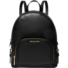 Michael Kors Noir Sacs à dos Michael Kors Jaycee Medium Pebbled Leather Backpack - Black