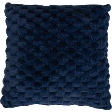 Hemtextil Nordstrand Home Pläd i Fuskpäls 45x45 cm Blå Blå (190x135cm)