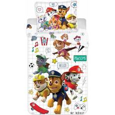 Licens Junior Paw Patrol Pawsome 2 In 1 Bedding Set 100x140cm