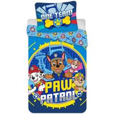 Licens Paw Patrol sengetøj Junior 100x140 One team 2 bomulds sengesæt