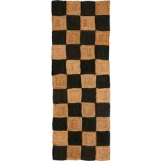Nordal Nanea Rug 200 x 70 cm Natural, Black
