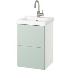 Kommod 40 IKEA ENHET TVÄLLEN lådor/tvättställ/kran, vit/blek
