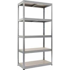 Grijs Rekken Work it Steel Shelving System 90x180cm