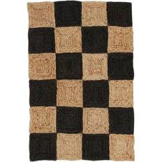 Nordal Nanea Rug 90 x 60 cm Natural, Black