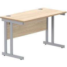 Office Rectangular With Steel Double Writing Desk