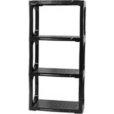 Samuel Alexander 1.4m Heavy Duty 4 Tier Shelving Garage