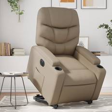 Fauteuil inclinable Meubles vidaXL Électrique Cappuccino Similicuir Fauteuil