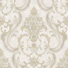 Albany Vasari Sonata Damask Cream/gold Wallpaper